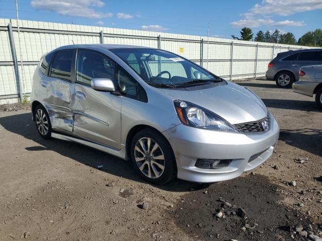 JHMGE8H58CS005789 - 2012 HONDA FIT SPORT SILVER photo 4