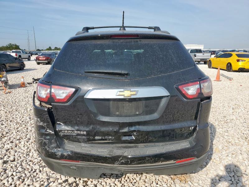 1GNKRGKD3HJ348945 - 2017 CHEVROLET TRAVERSE LT BLACK photo 6