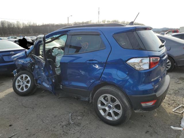 MAJ3S2GE4LC312822 - 2020 FORD ECOSPORT SE BLUE photo 2