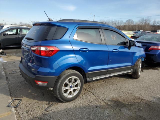 MAJ3S2GE4LC312822 - 2020 FORD ECOSPORT SE BLUE photo 3