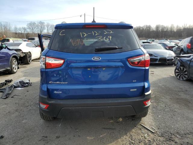 MAJ3S2GE4LC312822 - 2020 FORD ECOSPORT SE BLUE photo 6