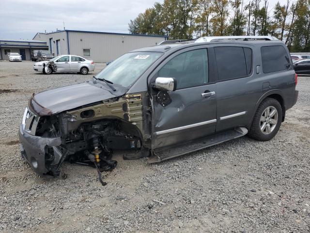 5N1AA0NC5BN607145 - 2011 NISSAN ARMADA SV GRAY photo 1