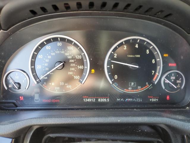 5UXXW7C5XH0U26026 - 2017 BMW X4 XDRIVEM40I GRAY photo 9