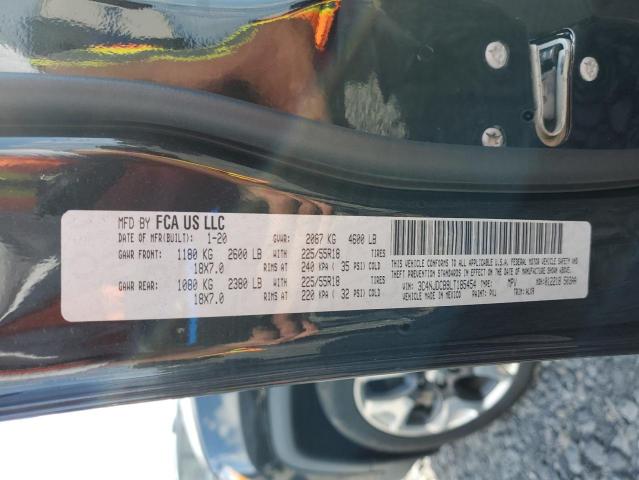 3C4NJDCB9LT185454 - 2020 JEEP COMPASS LIMITED BLACK photo 13