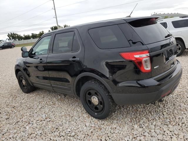 1FM5K8AR8EGA65006 - 2014 FORD EXPLORER POLICE INTERCEPTOR Սև լուսանկար 2