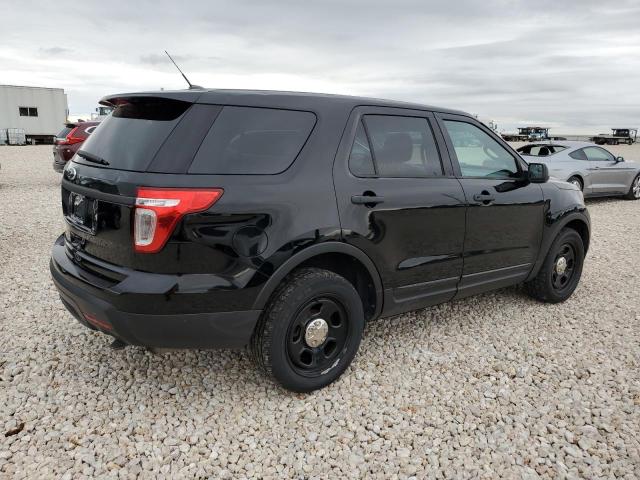 1FM5K8AR8EGA65006 - 2014 FORD EXPLORER POLICE INTERCEPTOR Սև լուսանկար 3