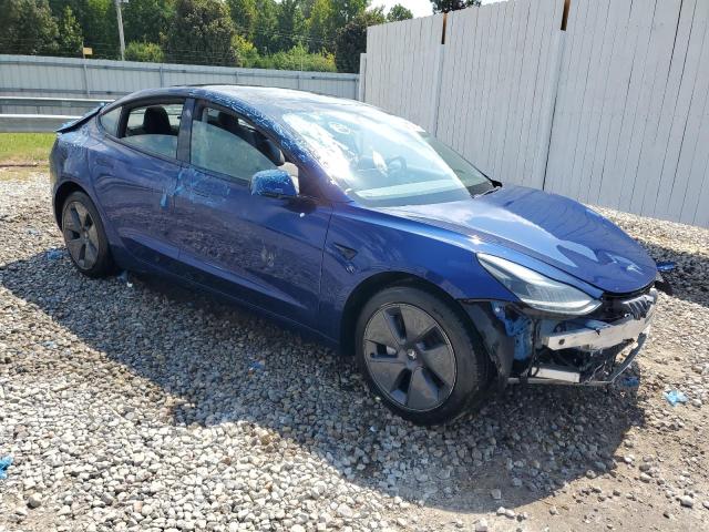 5YJ3E1EA2PF438293 - 2023 TESLA MODEL 3 Blau Foto 4