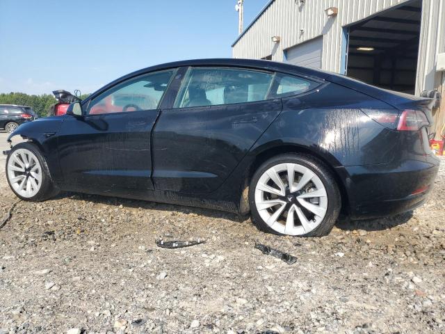 5YJ3E1EA4NF371743 - 2022 TESLA MODEL 3 黑色 照片 2