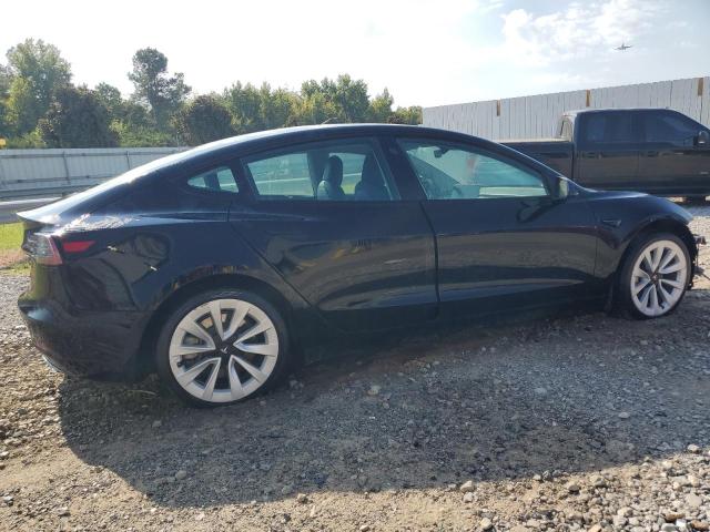 5YJ3E1EA4NF371743 - 2022 TESLA MODEL 3 黑色 照片 3