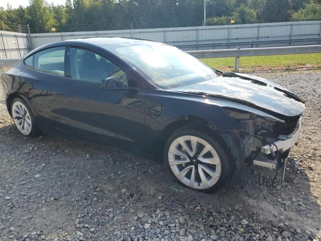 5YJ3E1EA4NF371743 - 2022 TESLA MODEL 3 黑色 照片 4