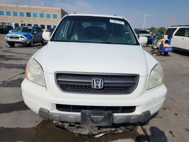 5FNYF18505B059615 - 2005 HONDA PILOT EXL 白色 照片 5