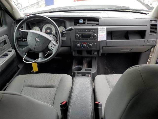 1D7HE32K09S807503 - 2009 DODGE DAKOTA SXT WHITE photo 8