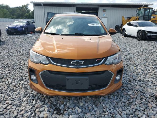 1G1JD6SB6K4138303 - 2019 CHEVROLET SONIC LT ნარინჯისფერი ფოტო 5