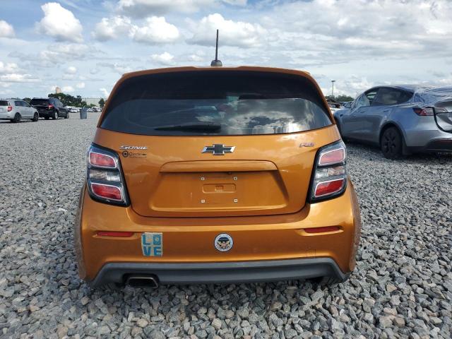 1G1JD6SB6K4138303 - 2019 CHEVROLET SONIC LT ნარინჯისფერი ფოტო 6