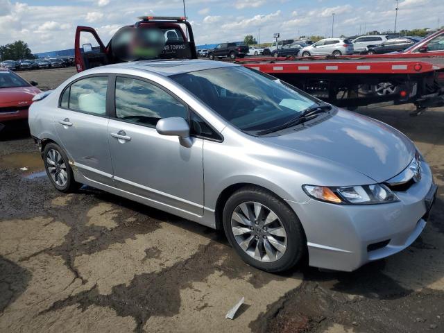 19XFA16859E010828 - 2009 HONDA CIVIC EX SILVER photo 4
