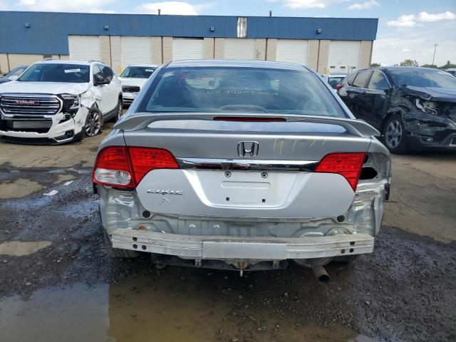 19XFA16859E010828 - 2009 HONDA CIVIC EX SILVER photo 6