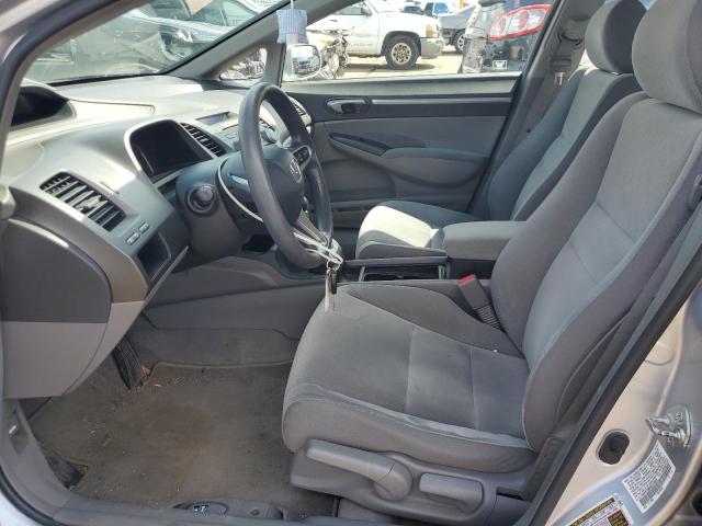 19XFA16859E010828 - 2009 HONDA CIVIC EX SILVER photo 7