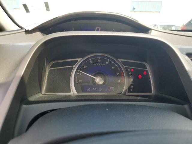 19XFA16859E010828 - 2009 HONDA CIVIC EX SILVER photo 9