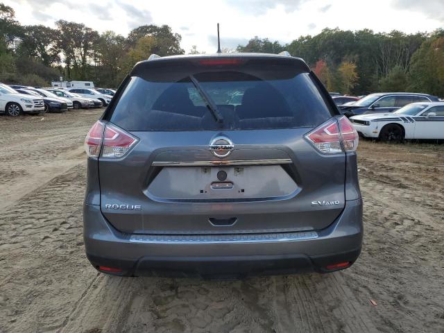 KNMAT2MV2FP506037 - 2015 NISSAN ROGUE S GRAY photo 6