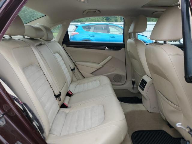 1VWCM7A3XDC089824 - 2013 VOLKSWAGEN PASSAT SEL BURGUNDY photo 10