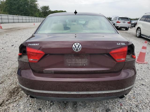 1VWCM7A3XDC089824 - 2013 VOLKSWAGEN PASSAT SEL BURGUNDY photo 6