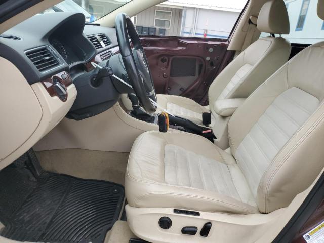 1VWCM7A3XDC089824 - 2013 VOLKSWAGEN PASSAT SEL BURGUNDY photo 7