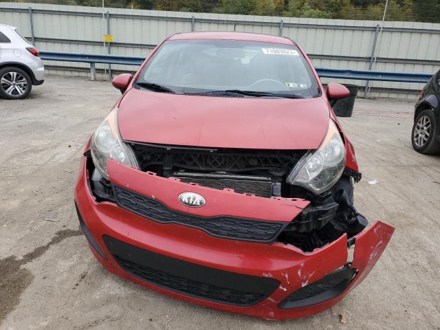 KNADM5A35D6194701 - 2013 KIA RIO LX RED photo 5