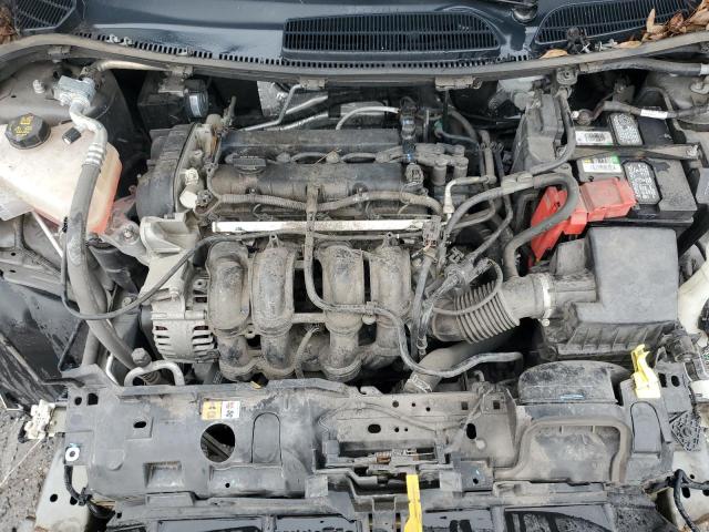 3FADP4BJ2KM161529 - 2019 FORD FIESTA SE GRAY photo 11