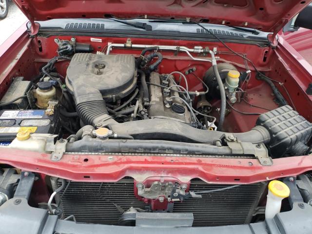 1N6DD26S12C337107 - 2002 NISSAN FRONTIER KING CAB XE RED photo 11