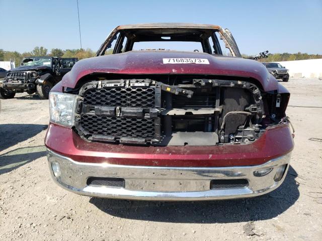 1C6RR7KT2KS599379 - 2019 RAM 1500 CLASS TRADESMAN BURGUNDY photo 5