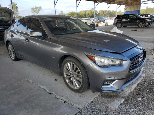 JN1EV7AR2JM443552 - 2018 INFINITI Q50 LUXE GRAY photo 4