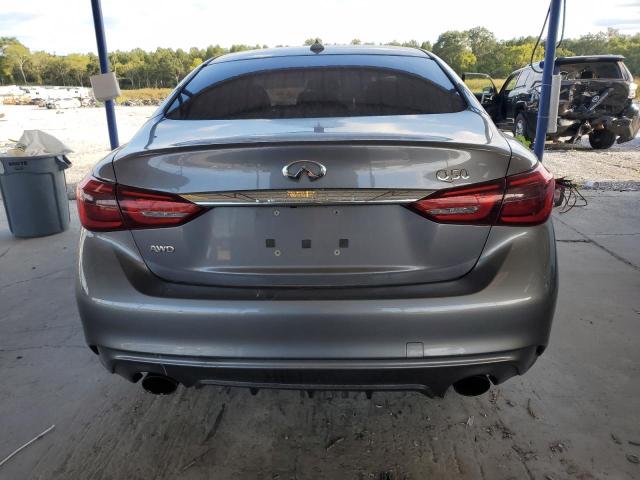 JN1EV7AR2JM443552 - 2018 INFINITI Q50 LUXE GRAY photo 6