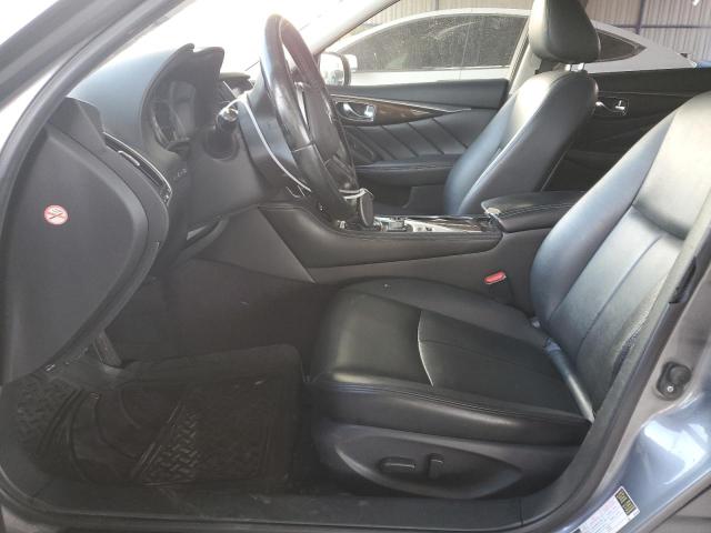 JN1EV7AR2JM443552 - 2018 INFINITI Q50 LUXE GRAY photo 7