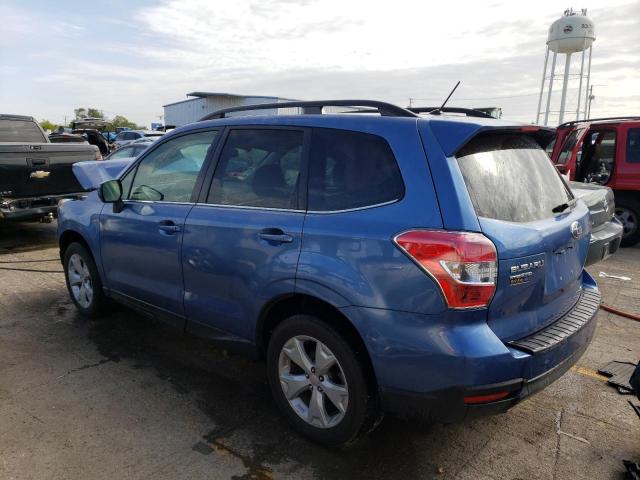 JF2SJAHC4FH542823 - 2015 SUBARU FORESTER 2.5I LIMITED BLUE photo 2