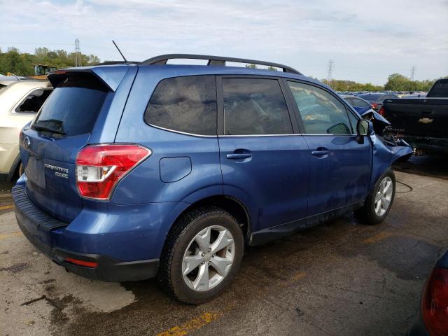 JF2SJAHC4FH542823 - 2015 SUBARU FORESTER 2.5I LIMITED BLUE photo 3