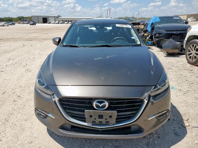 3MZBN1W36JM166584 - 2018 MAZDA 3 GRAND TOURING GRAY photo 5