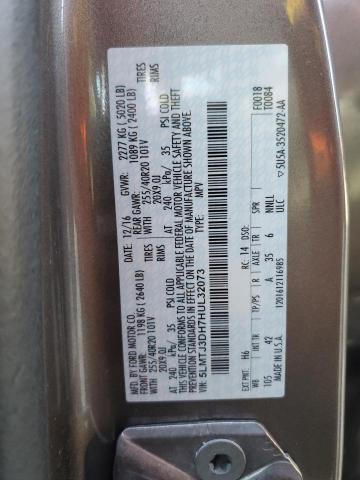 5LMTJ3DH7HUL32073 - 2017 LINCOLN MKC RESERVE Boz foto 13