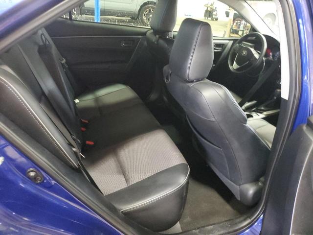 2T1BURHE3GC525104 - 2016 TOYOTA COROLLA L BLUE photo 10