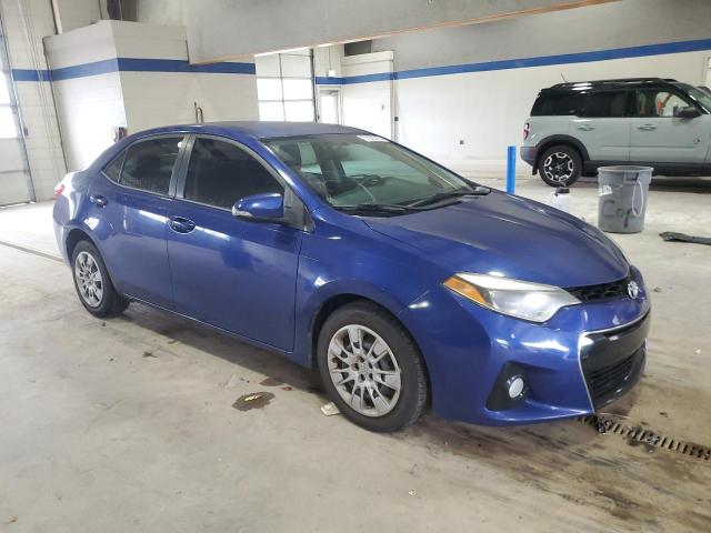 2T1BURHE3GC525104 - 2016 TOYOTA COROLLA L BLUE photo 4