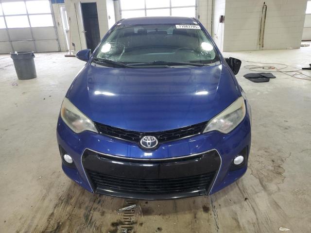 2T1BURHE3GC525104 - 2016 TOYOTA COROLLA L BLUE photo 5