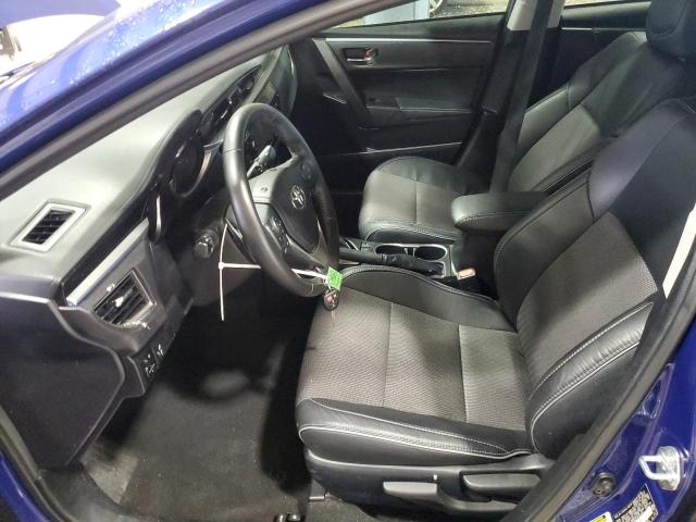 2T1BURHE3GC525104 - 2016 TOYOTA COROLLA L BLUE photo 7
