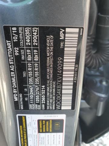WDC0G4KB7KV149099 - 2019 MERCEDES-BENZ GLC 300 4MATIC GRAY photo 13