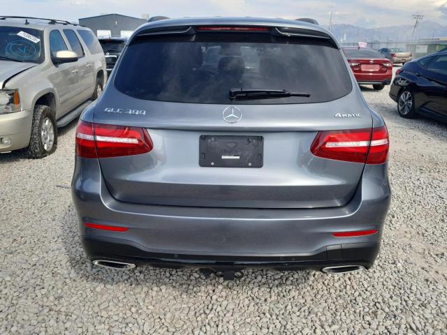 WDC0G4KB7KV149099 - 2019 MERCEDES-BENZ GLC 300 4MATIC GRAY photo 6