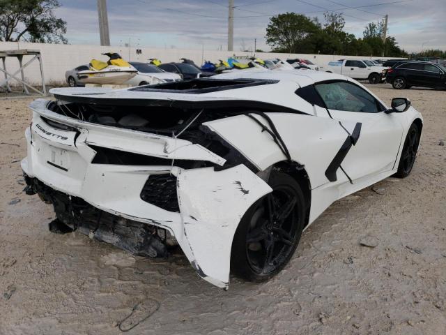 1G1YA2D45N5122607 - 2022 CHEVROLET CORVETTE STINGRAY 1LT WHITE photo 3