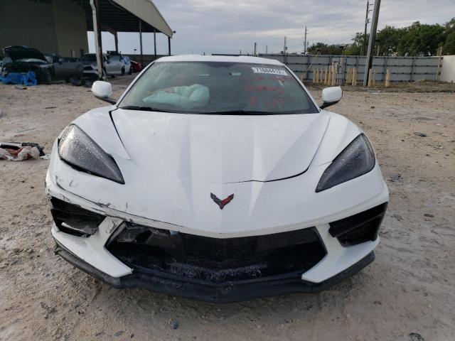 1G1YA2D45N5122607 - 2022 CHEVROLET CORVETTE STINGRAY 1LT WHITE photo 5