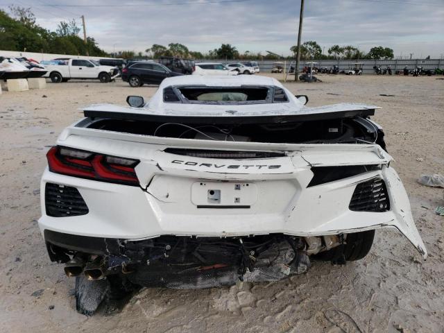 1G1YA2D45N5122607 - 2022 CHEVROLET CORVETTE STINGRAY 1LT WHITE photo 6