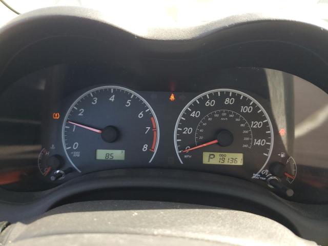 5YFBU4EE7DP104277 - 2013 TOYOTA COROLLA BASE Gris foto 9