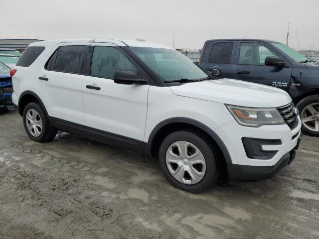 1FM5K8AR7GGA04684 - 2016 FORD EXPLORER POLICE INTERCEPTOR WHITE photo 4