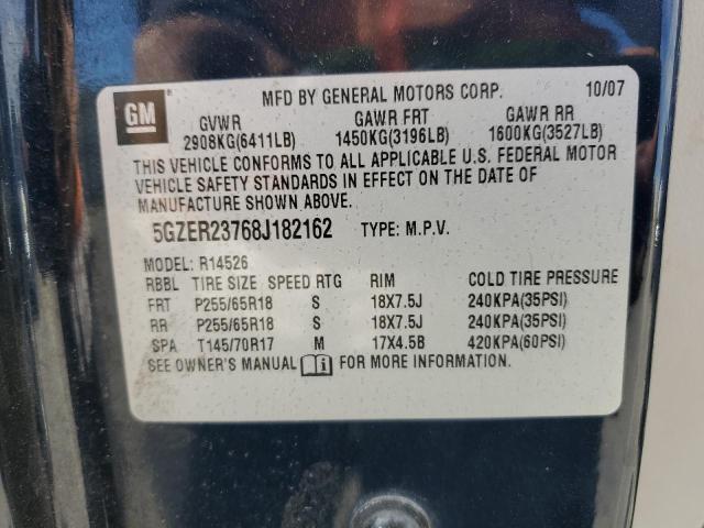 5GZER23768J182162 - 2008 SATURN OUTLOOK XR BLUE photo 13