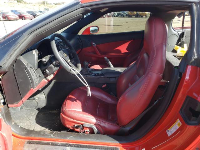 1G1YY26E285111490 - 2008 CHEVROLET CORVETTE Z06 RED photo 7